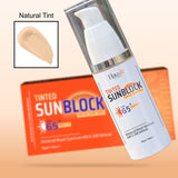 Tinted Sunblock SPF 65+ – Advanced Broad-Spectrum UVA & UVB Defense | Haya by Rabi